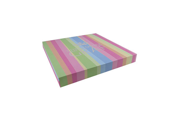 Printed Apparel Packaging Box Boutique Silver Stamping For Silk Scarf