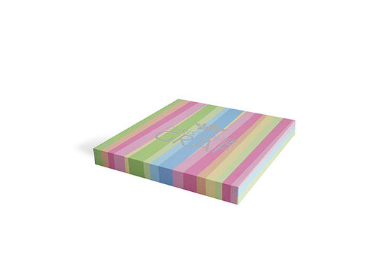 Printed Apparel Packaging Box Boutique Silver Stamping For Silk Scarf